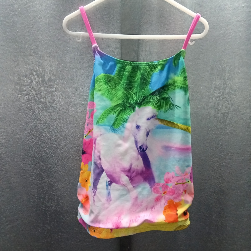 Paradise Unicorn Tankini Swim Top